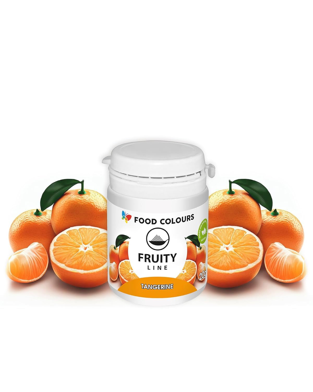 Lebensmittelfarbpulver, natürliche Farbe, Fruity Line BLUEBERRY, 20 g, natürliches Farbpulver für Cremes, Zuckerguss, Biskuitteig in Pulverform, Lebensmittelfarbe für Getränke, Gelees