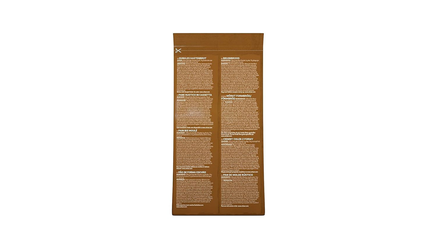 Mix It Dunkel Backmischung Glutenfrei 1Kg, 10Er Pack Mischung zum Backen und Kochen Naty Shop
