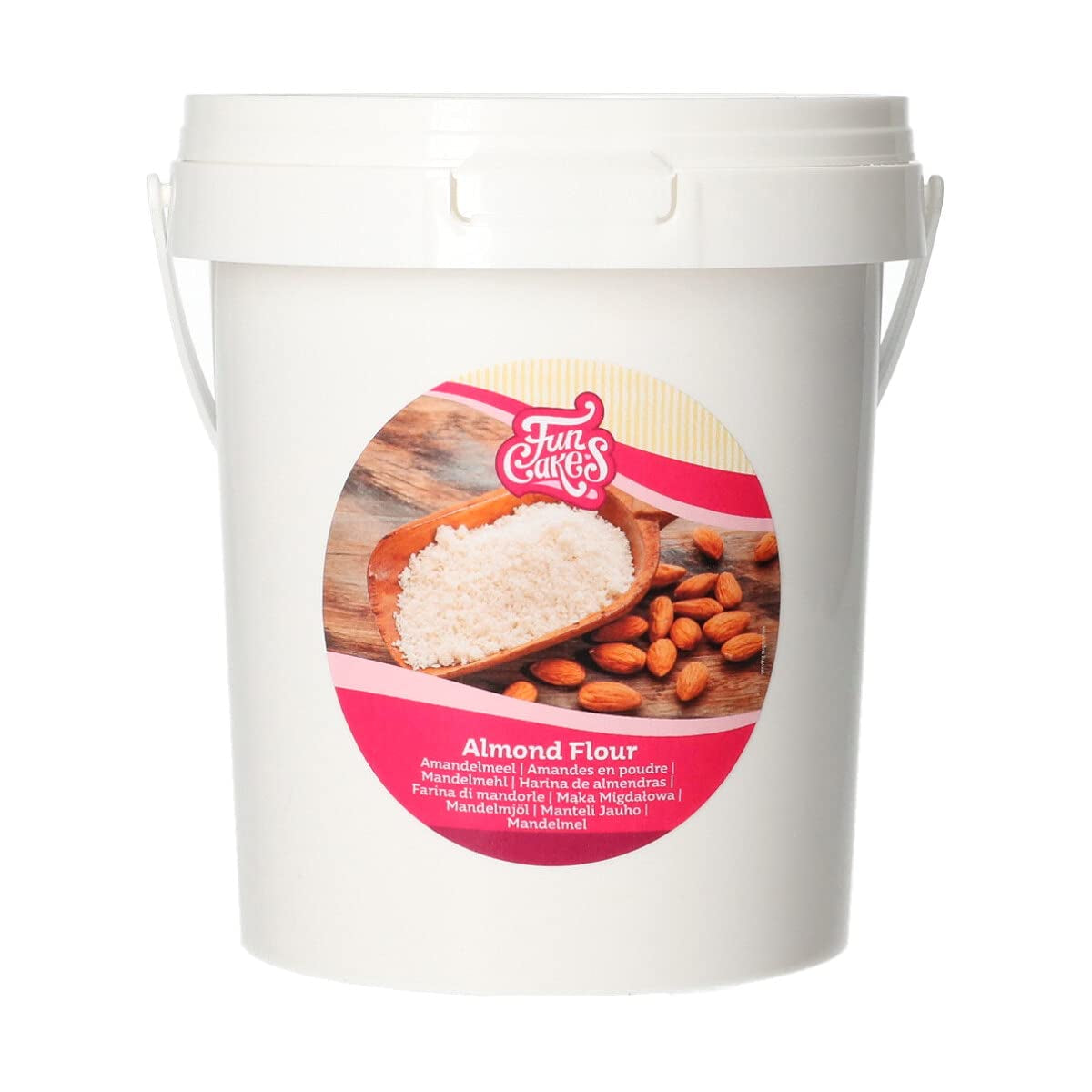 Funcakes Mandelmehl: 100 % gemahlene Mandeln, 350 Gramm Mischung zum Backen und Kochen Naty Shop Standardtitel
