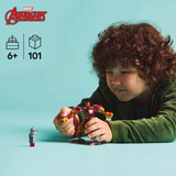 LEGO Marvel Iron Man Mech Vs. Ultron – Superhelden-Spielzeug mit 2 Minifiguren – Actionfigur mit beweglichen Armen, Beinen und Fingern – Geschenk für Jungen und Mädchen ab 6 Jahren. 76307 Besuche den LEGO-Store Bausets