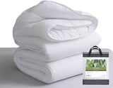Tural – Steppdecke 150 x 220 cm mit Aloe Vera-Behandlung, Faserfüllung 300 g/m², weich, atmungsaktiv, Öko-Tex-zertifiziert (weiß, Bett 90 cm). Steppdecken und Steppdecken Naty Shop 150 x 220