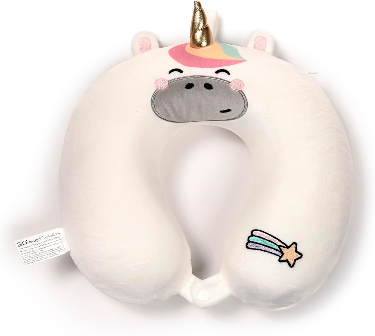 Relaxeazzz Memory Foam Puckator Reisekissen – Astra The Unicorn Naty Shop Reisekissen