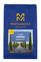 Martermühle Starke Espressocreme 500g | Arabica/Robusta | Geschmacksrichtungen: Dunkler Kakao, Haselnuss | Hell geröstete ganze Espressobohnen, geringer Säuregehalt