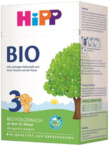 HiPP 3 Bio-Folgemilch (4 x 600g) – nach 10 Monaten, mit Omega-3 (DHA, ALA), Calcium, Vitamin D, in bester Bio-Qualität