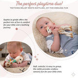 Sophie die Giraffe Geburtstagsgeschenkset Sophiesticated Rassel Pouet 00012 Spielzeug Bebe Naty Shop
