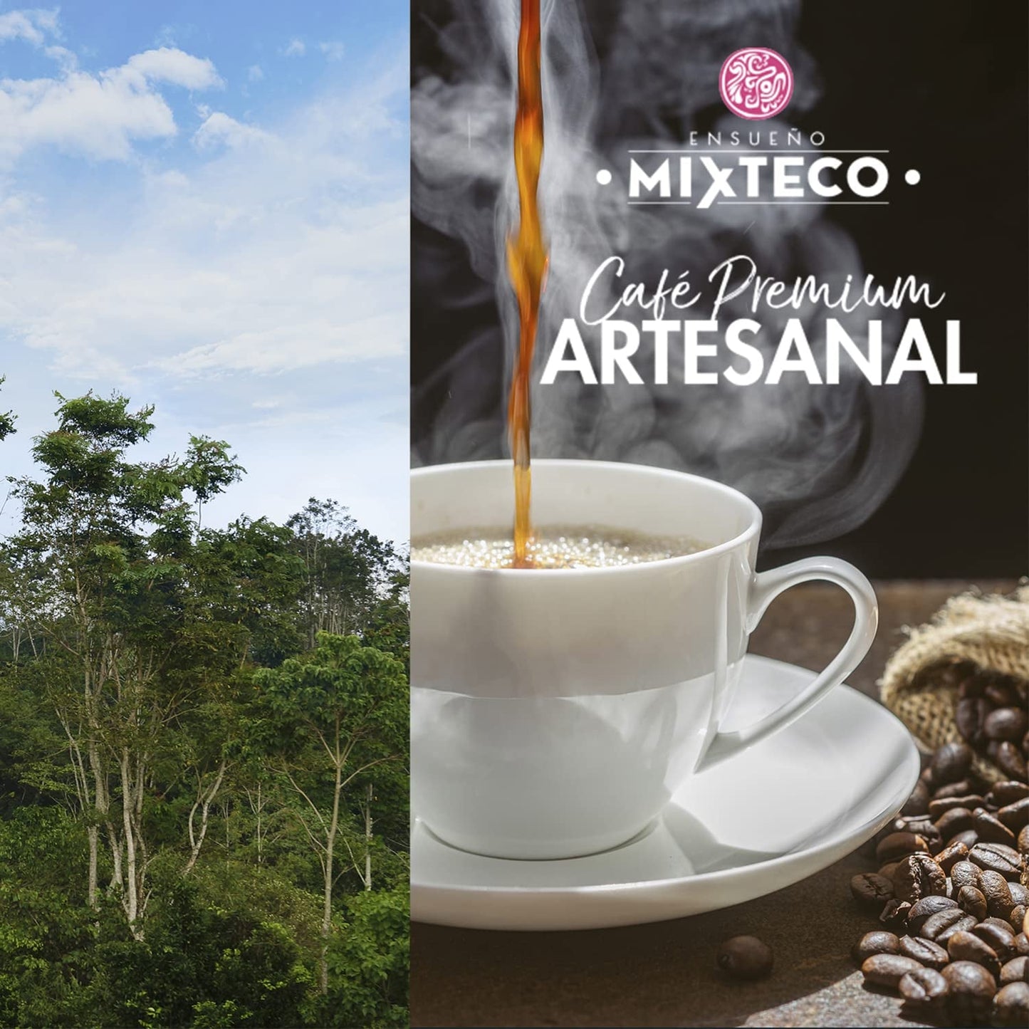 Geröstete Arabica-Kaffeebohnen | 500 g mit einem Hauch von Kakao und Mandeln | Von einer traditionellen Kaffeerösterei | Zarter Geschmack