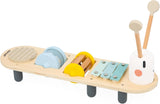 Janod – Musiktitel „Sweet Cocoon“ – 5 musikalische Aktivitäten für Kinder – Frühe musikalische Bildung – FSC-Holzspielzeug – Ab 12 Monaten, J04058 Babyspielzeug Naty Shop Standardtitel