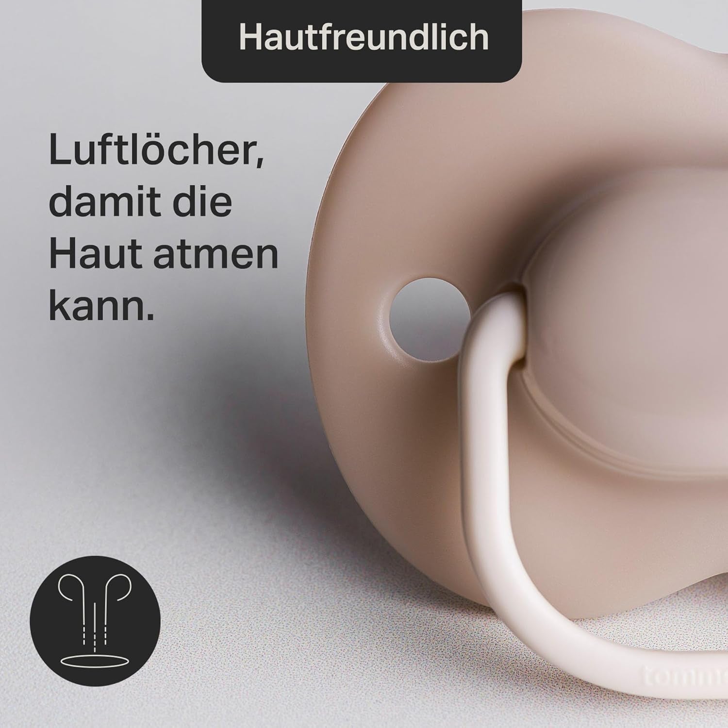 Tommee Tippee Anytime Schnuller, 0–6 Monate, Packung mit 6 symmetrischen Schnullern, BPA-frei