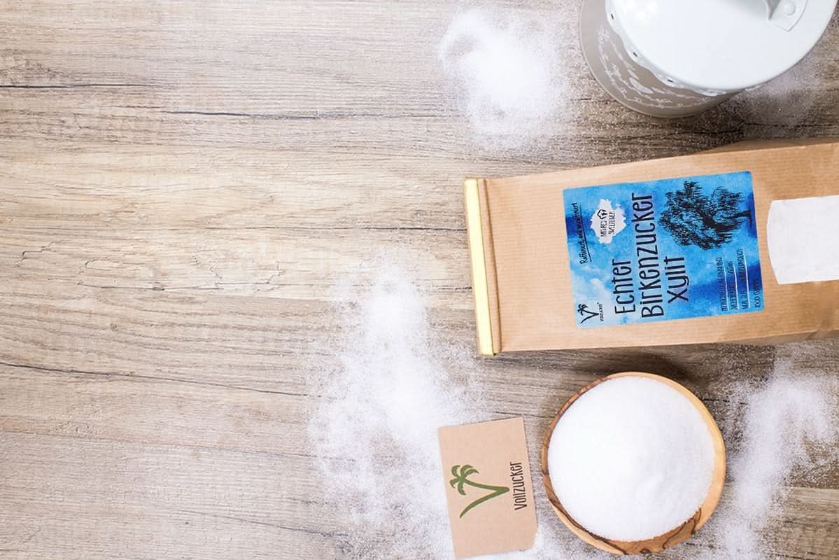 Echter Birkenzucker (Xylitol) aus Finnland, 1 kg Süßstoffe Naty Shop