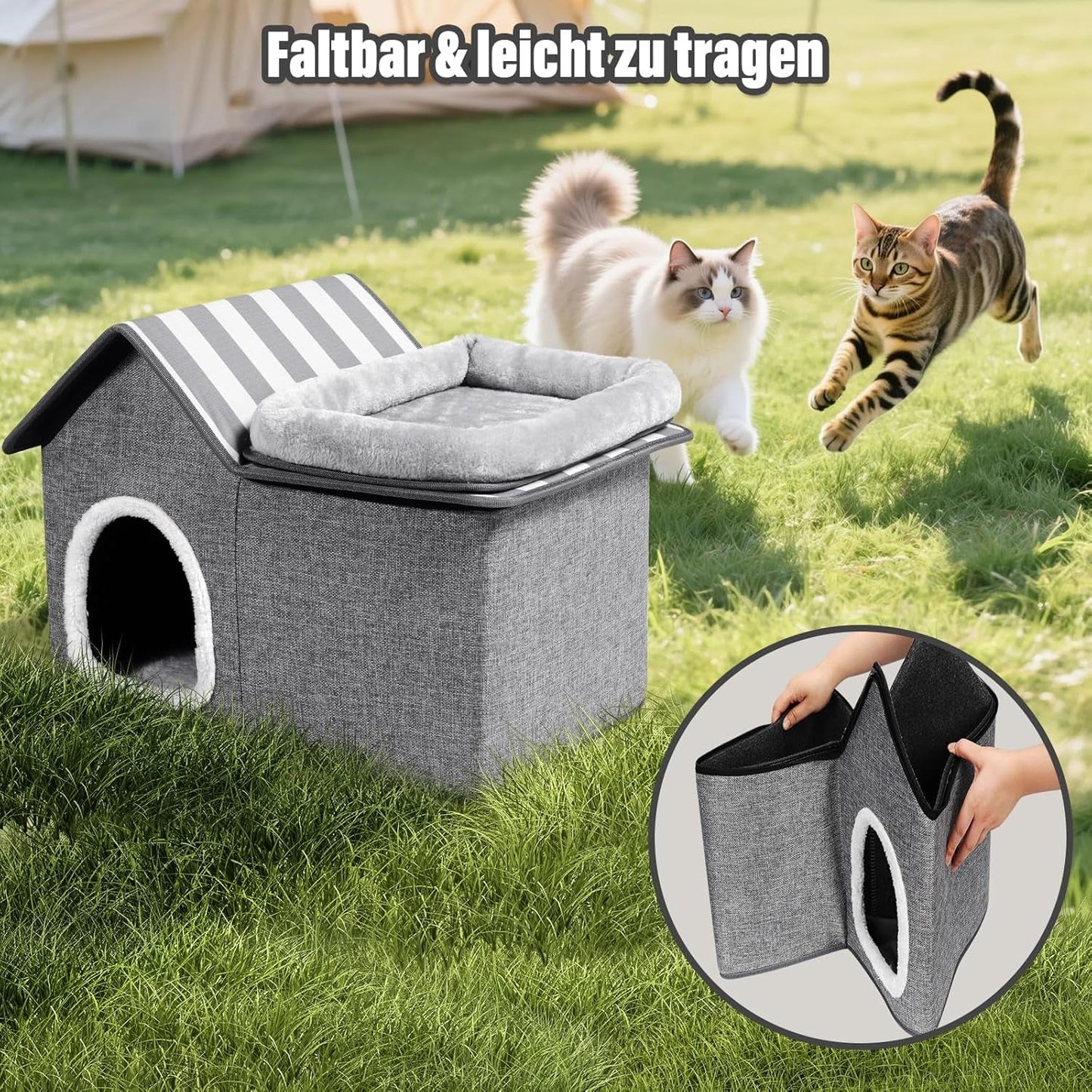 Decken und Möbel, Haustiere, Höhlen und Häuser, Katzen, Katzenbetten, Katzenbetten, Matratzen