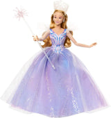 Mattel Wicked: Teil 2 von Universal Pictures Glinda Deluxe-Puppe mit abnehmbarem Outfit und 3 Accessoires, inspiriert vom Film, JFM13, [Mehrfarbig]