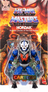 Masters of the Universe Origins Actionfigur Hordak aus der Cartoon-Kollektion, ca. 14 cm groß, wilder Horde-Bösewicht aus der TV-Serie der 1980er Jahre, 16 Bewegungspunkte, Mini-Comic-Booklet, JBM79 Actionfiguren Naty Shop