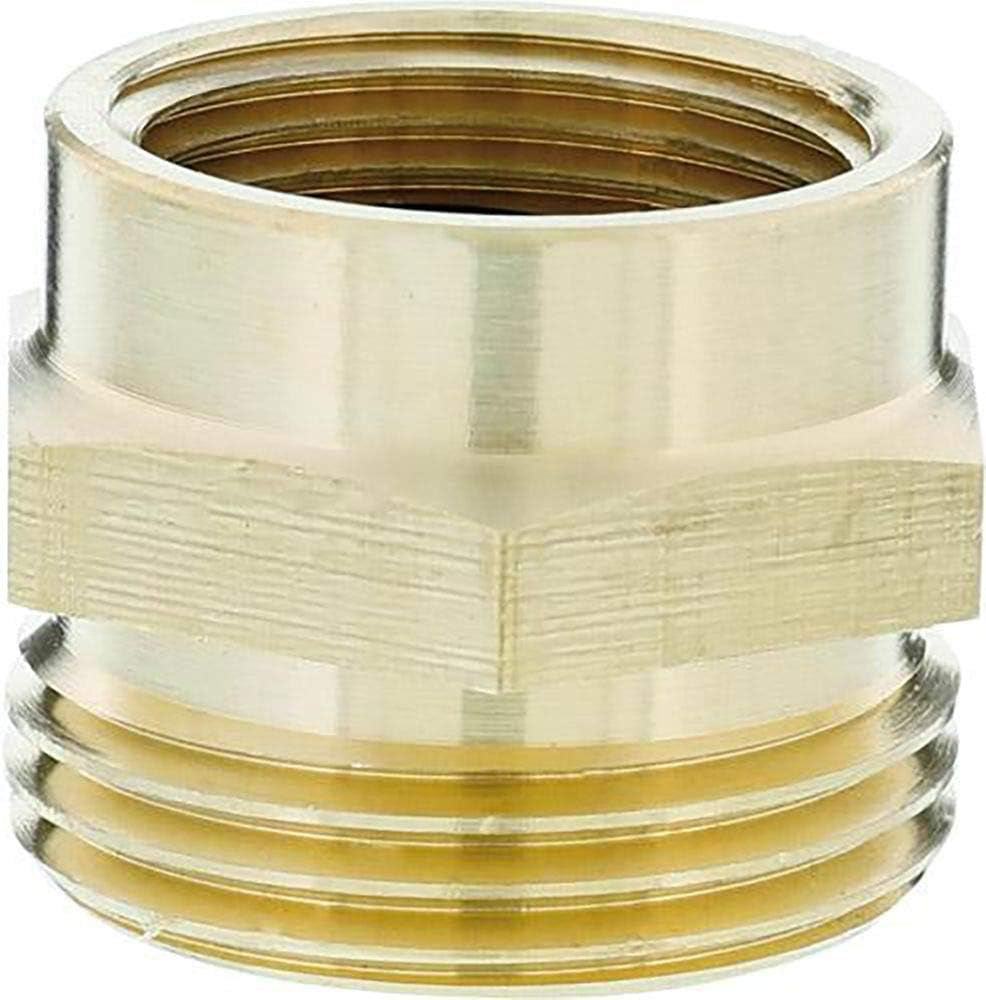 Gardena Messing-Gewindenippel: Messing-Anschluss für beidseitigen Anschluss, z.B. zu Pumpen, Rohrgewinde 26,5 mm (G 3/4 Zoll) (7260-20)