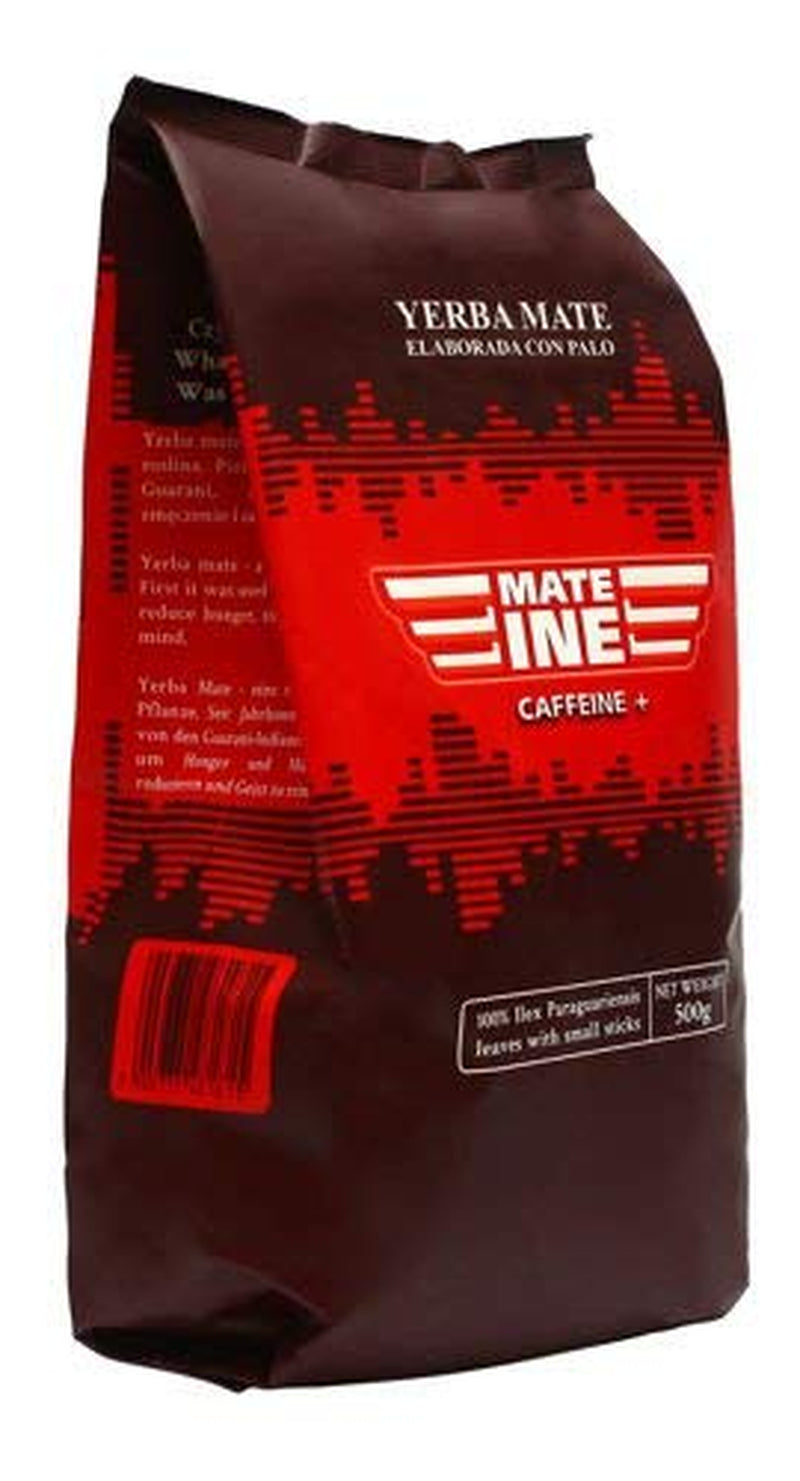 Mate-Tee mit Koffein I ungeröstet, ohne Stiel und ohne Pulver traditionell – kräftiger Mate-Tee aus Paraguay I Koffeingehalt | Energetisierendes und entgiftendes Getränk 500 G I 0,5 kg