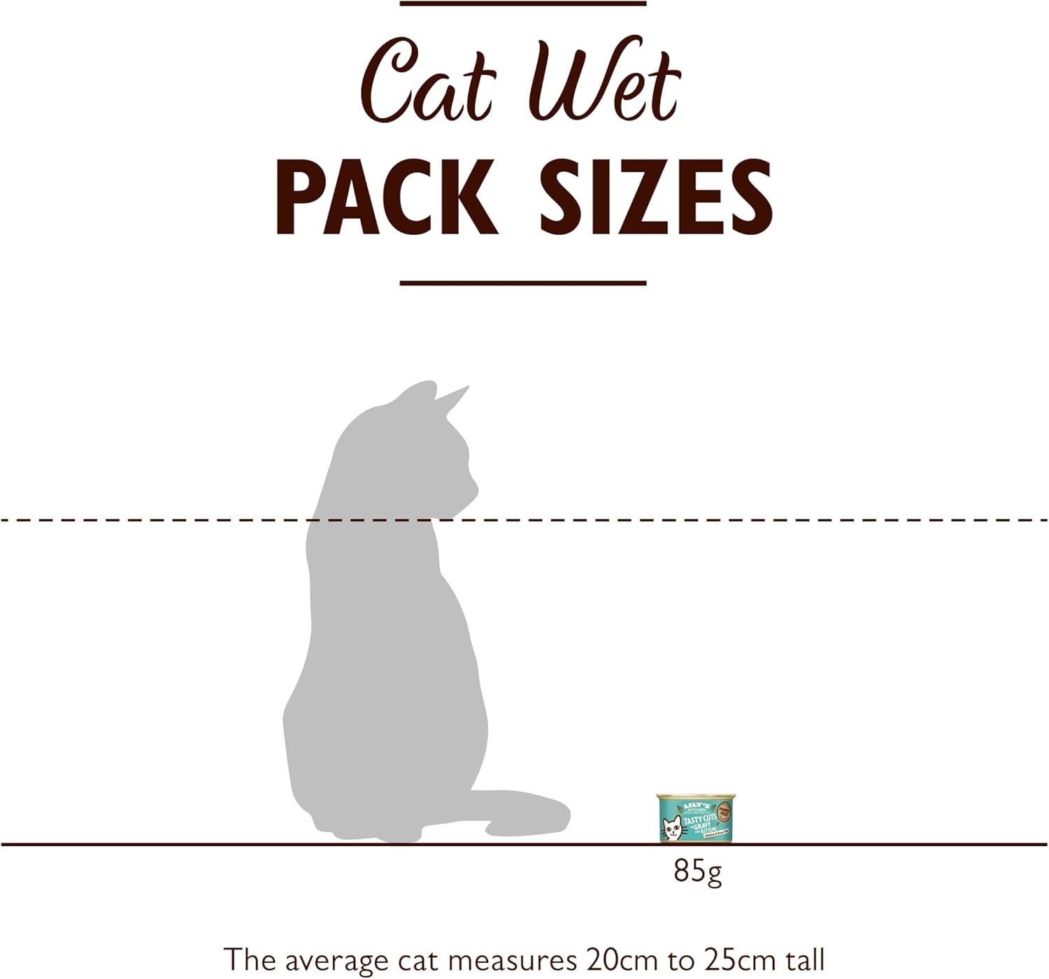 Lily's Kitchen Fish Tasty Cuts Nassfutter für Katzen – 24er-Pack (24 x 85 g). Köstliche Fischstücke in Soße für Katzen