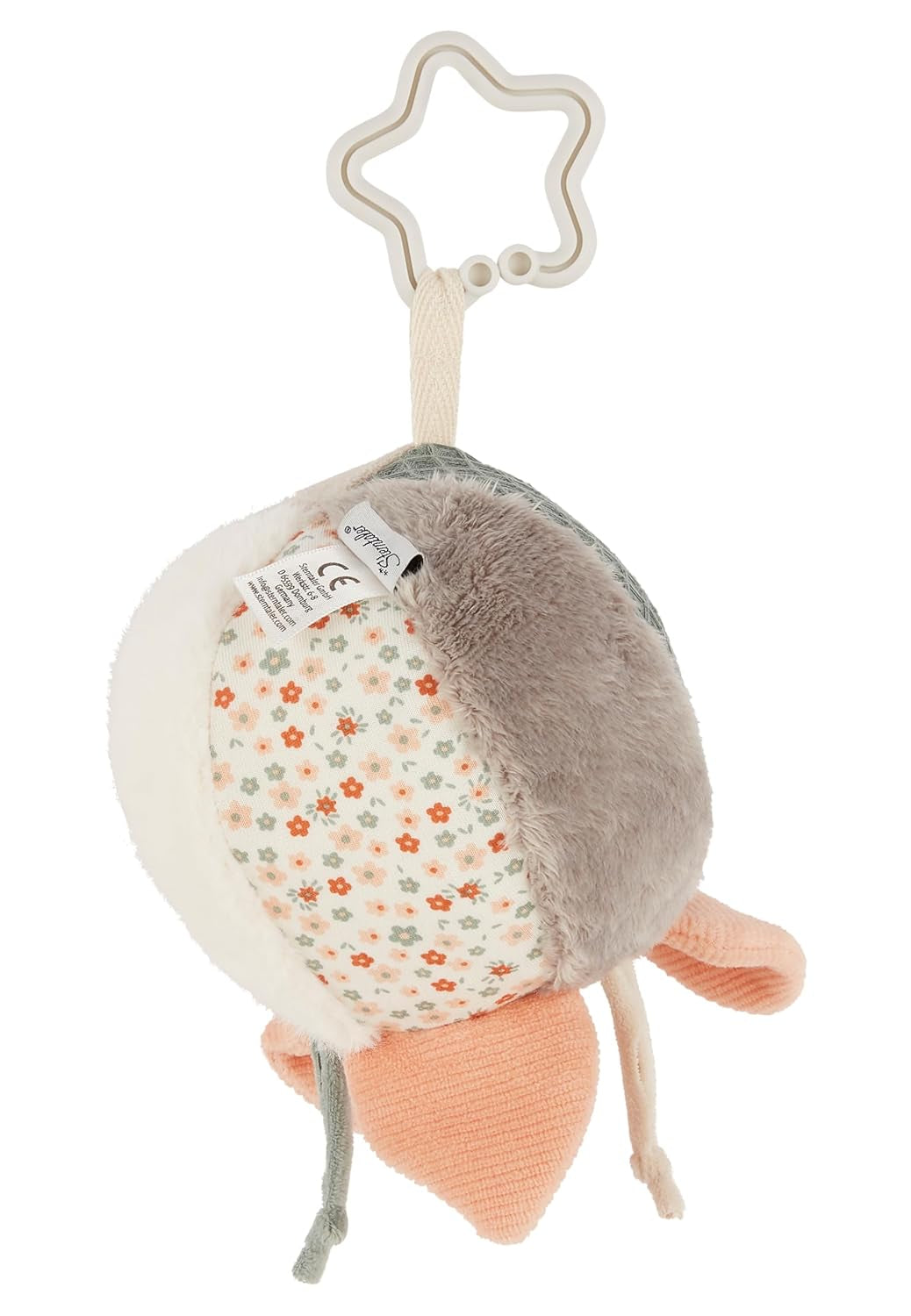 Sterntaler Stoffballbauernhof - Baby-Textilball aus weichen Stoffkombinationen - Babyspielzeug gefüllt mit Polyesterwatte - Babyball zum Fangen und Spielen, bunt Babyspielzeug Naty Shop