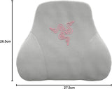 Razer-Kopfkissen – Nacken- und Kopfkissen für Gaming-Stühle (ergonomisches Design, Memory-Schaum, weicher schwarzer Samtbezug). Quartz Naty Shop Standard-Kissen