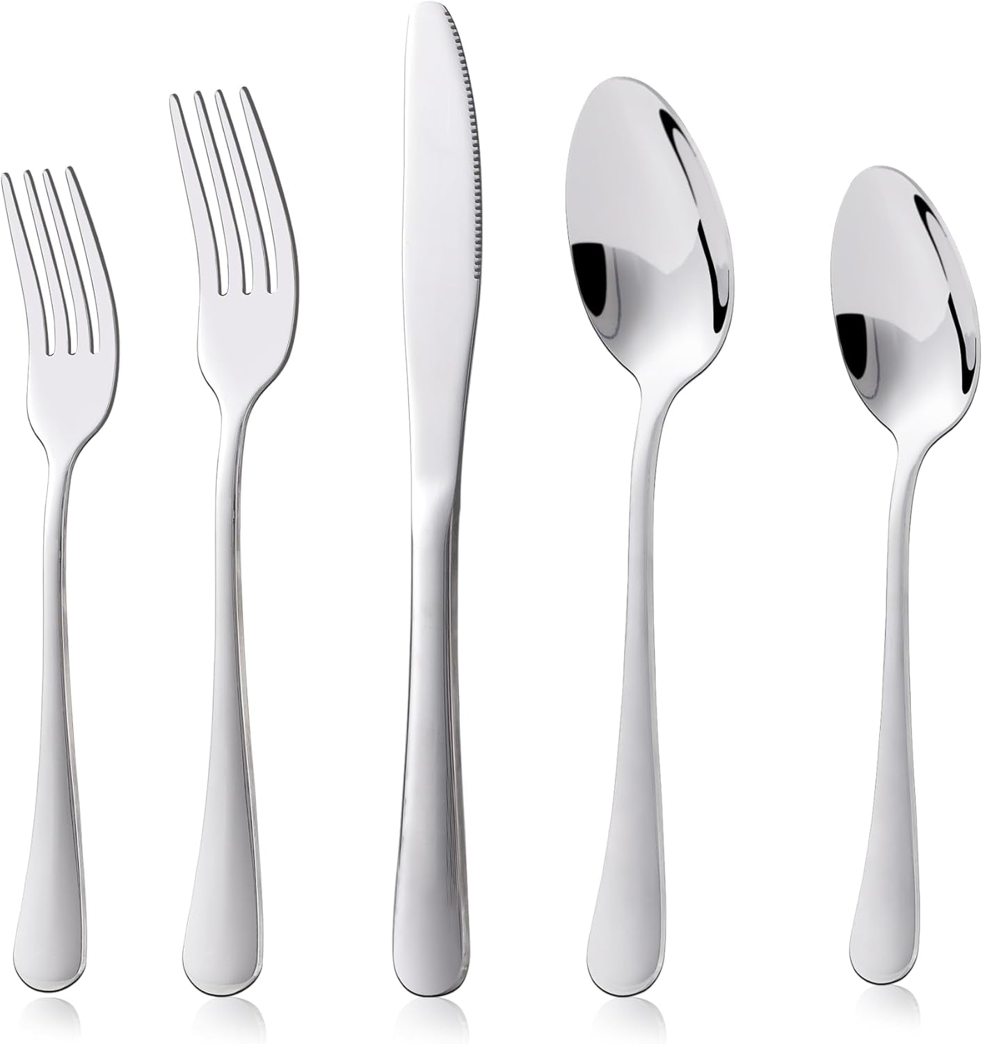 Kitchenboss Besteckset für 6 Personen: Besteckset 20 oder 30 Teile Kitchen Naty Shop Silber 20 Teile