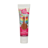 Funcakes Lebensmittelfarbe, braunes Gel: Hochkonzentrierte Lebensmittelfarbe für Teig, Creme, Fondant und Marzipan. Einfache Dosierung. Ein einziger Tropfen, um lebendige Farben zu erzeugen. Halal. 30 g.
