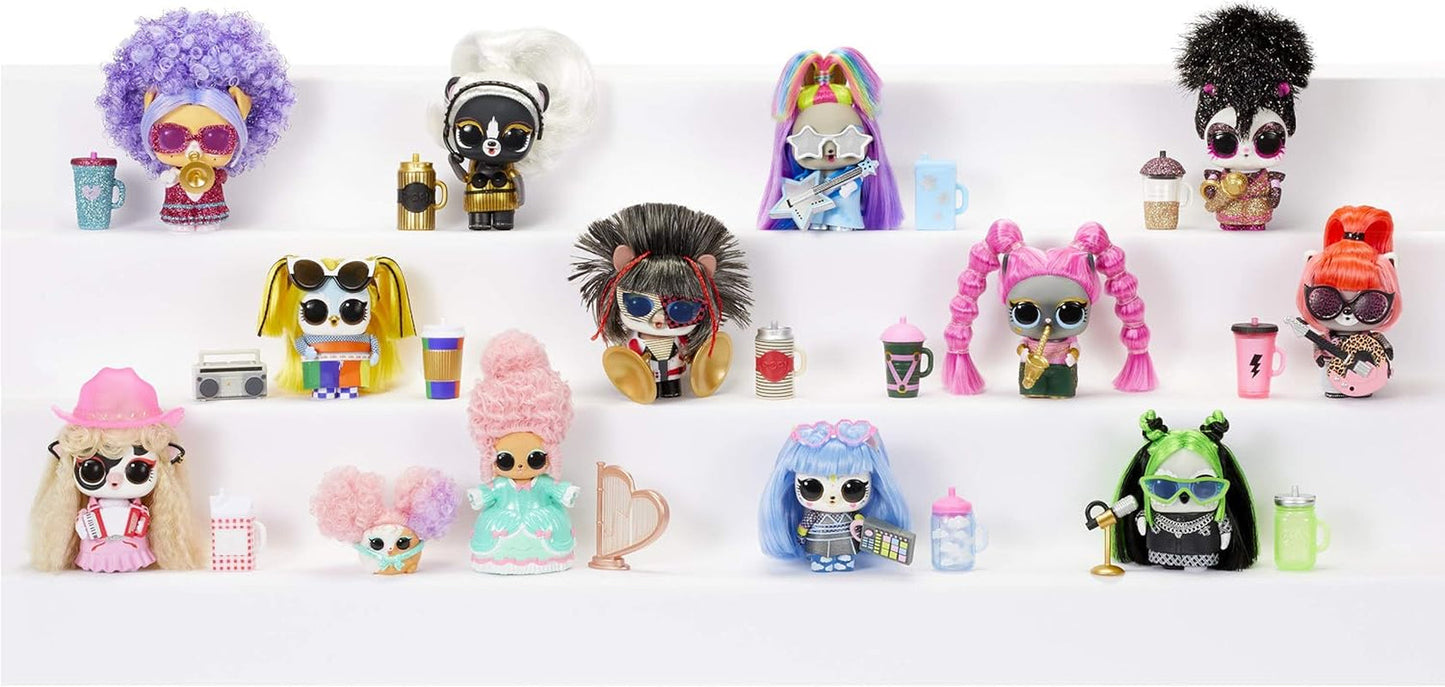 LOL Überraschung! 567080E7C Remix Pets – Sammlerstück – 9 Überraschungen mit Naturhaar, Accessoires und Überraschungstexten