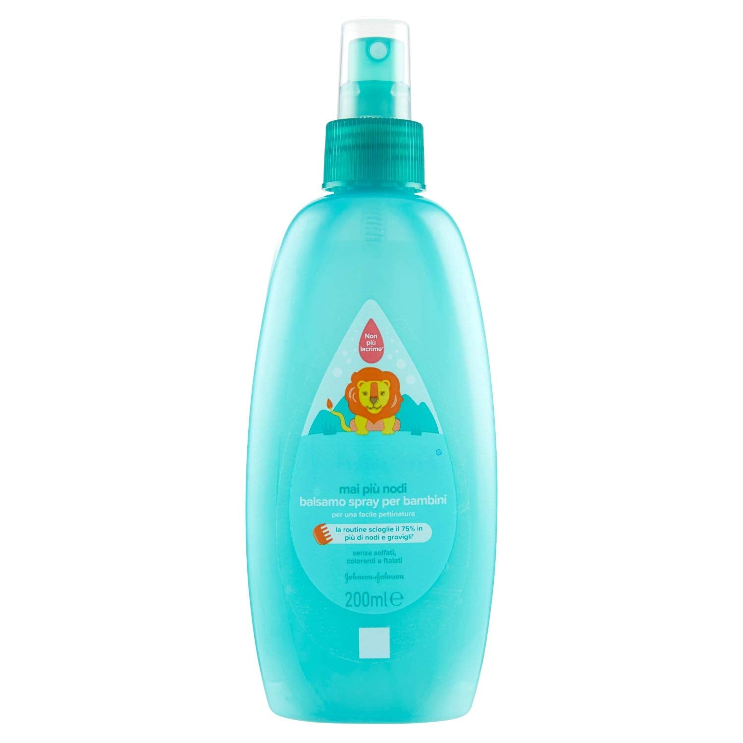 Spray für Kinder, keine Knoten, entwirrt, keine Tränen, auch für langes oder lockiges Haar, 200 ml Naty Shop Haarentwirrungsprodukte 200 ml (1 Packung)