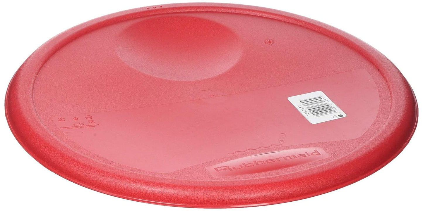 Deckel für Frischhaltedosen, rund, rot, 11,4 l Frischhaltedosen Naty Shop Standardtitel