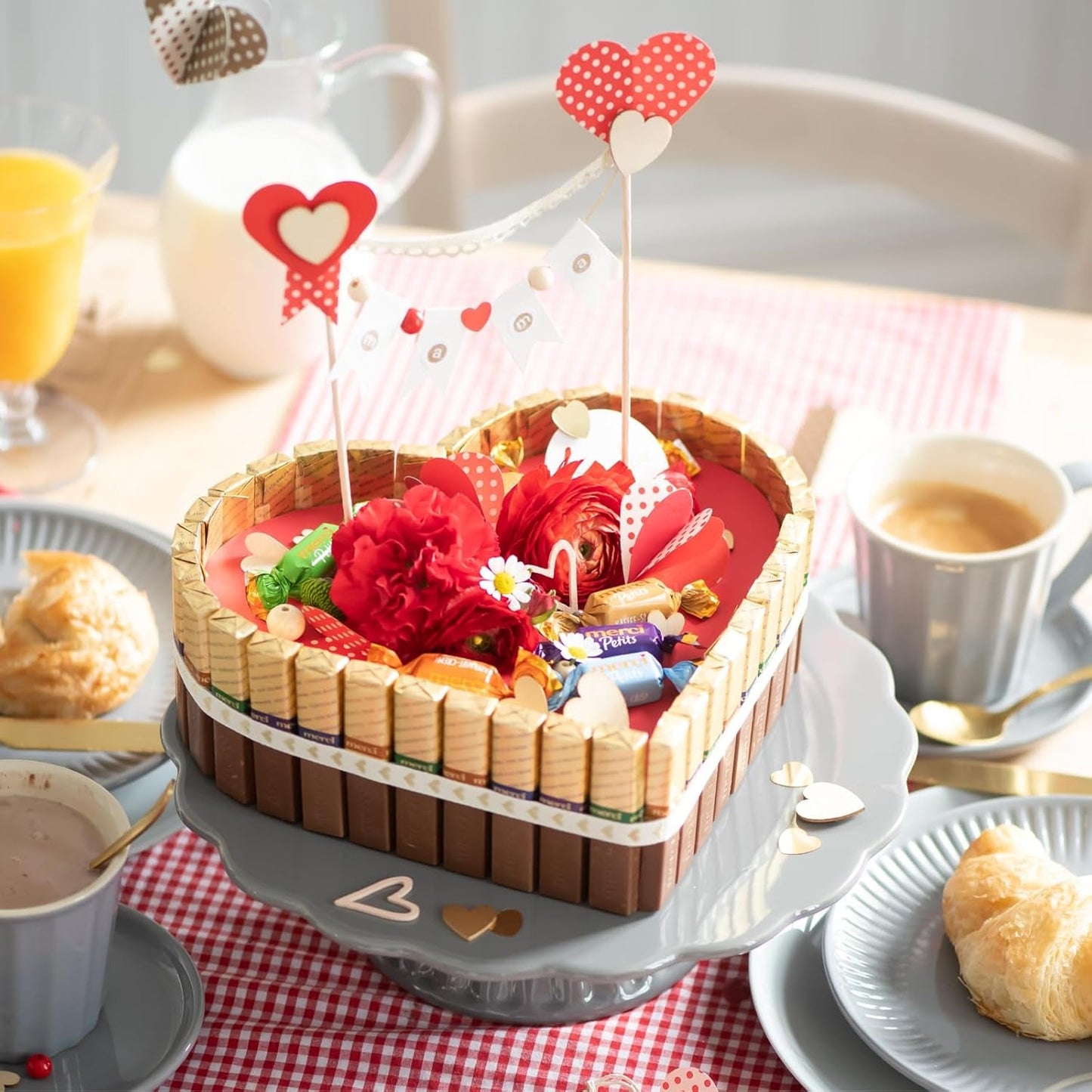 merci Finest Selection Mandel Crunch Sorte – 1 x 250 g – Raffinierte Spezialitäten mit Nüssen und Schokolade – Gefüllte und ungefüllte Pralinen
