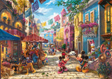 Schmidt Spiele 57397 Thomas Kinkade, Disney, Mickey und Minnie in Mexiko, Puzzle 6000 Teile Puzzle Naty Shop
