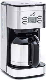 SYBF-CM025 Heißkaffeemaschine, Edelstahl, 1,2 Liter, Edelstahl