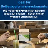 Tork Xpressnap Extra Soft Nature N4 Spenderserviette, Premium, 1/2 x 2-lagig, 21,3 cm x 16,5 cm, 8 × 1.000 Servietten, 12880
