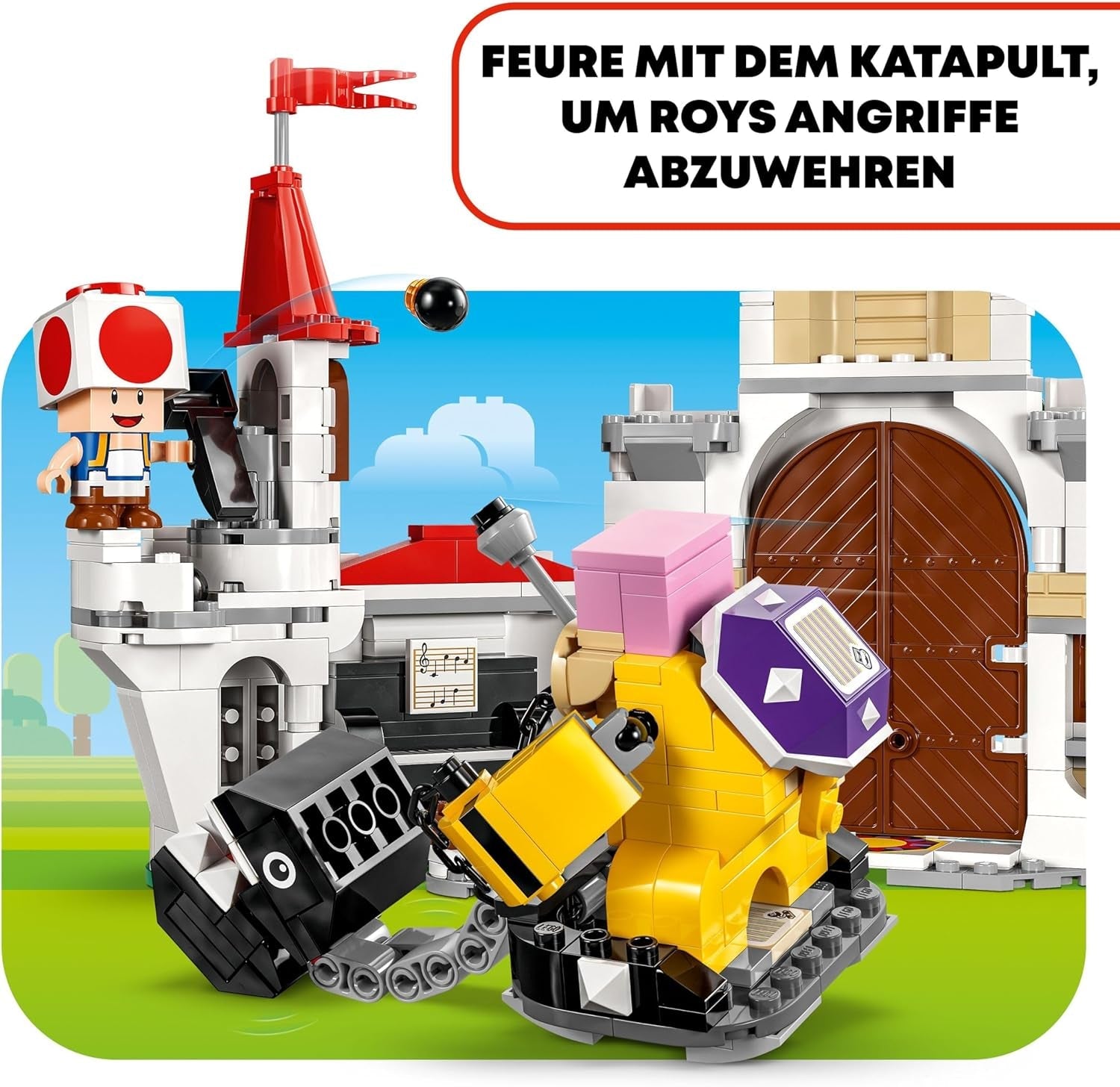 LEGO Super Mario Roys Kampf im Pilzpalast-Abenteuerset mit Nintendo-Charakteren, Geschenk für Mädchen, Jungen und Gamer ab 7 Jahren, 71435 Bausets. Besuchen Sie den LEGO-Store