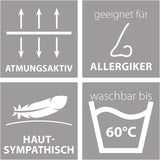 Traumnacht Energiespardecke - Extra warme Winterdecke mit einem Füllgewicht von 1.685 g, 100 % Mikrofaser, waschbar bei 60 Grad, 135X200 cm, Öko-Tex zertifiziert, produziert nach dem deutschen Qualitätsstandard Tagesdecken und Steppdecken Naty Shop