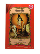 Henné Color Henna Pulver Kupfer 100 g Haarfärbemittel Naty Shop Rot 100 G (1 Packung)