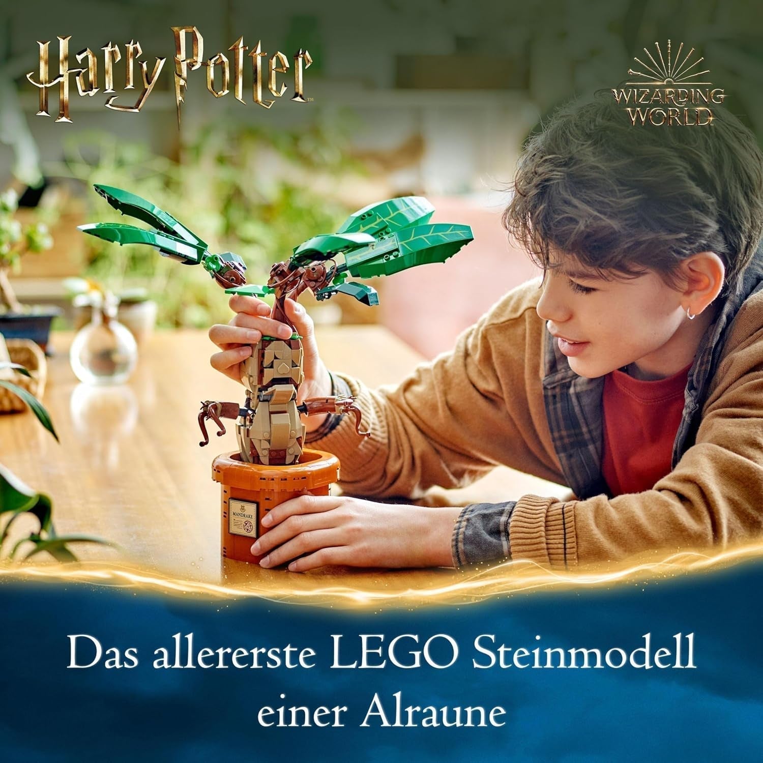 LEGO Harry Potter Zaubertrankpflanze: Alraune, Spielzeugtopfpflanze, magisches Geschenk für Mädchen, Jungen und alle Fans, fantasievolles Kinderspielset, Heimdekoration 76433 Bausets Besuchen Sie den LEGO-Store