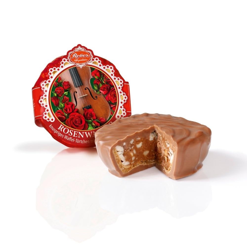 Reber Bites Chocolate and Truffle Pie, Brandtrüffel auf cremigem Nougat, umhüllt von zarter Alpenmilchschokolade, 40g (1 Stück)