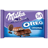Milka & OREO Riegel – Alpenmilchschokolade mit knusprigen OREO-Keksstückchen in Milchcreme – 13 x 185g