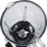 CR 4077 Standmixer Mit 1.5L Glasbehälter, Smoothie Maker, Hochleistungsmixer, Mahlung, Eis-Zerkleinerung, Pulsfunktion, Edelstahlklingen, 2 Geschwindigkeiten, 1000W, Schwarz/Silber Kitchen Naty Shop