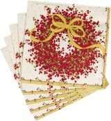 8070C Dreilagige Papierservietten, 20 Stück, 25 x 25 cm, Pfefferbeere