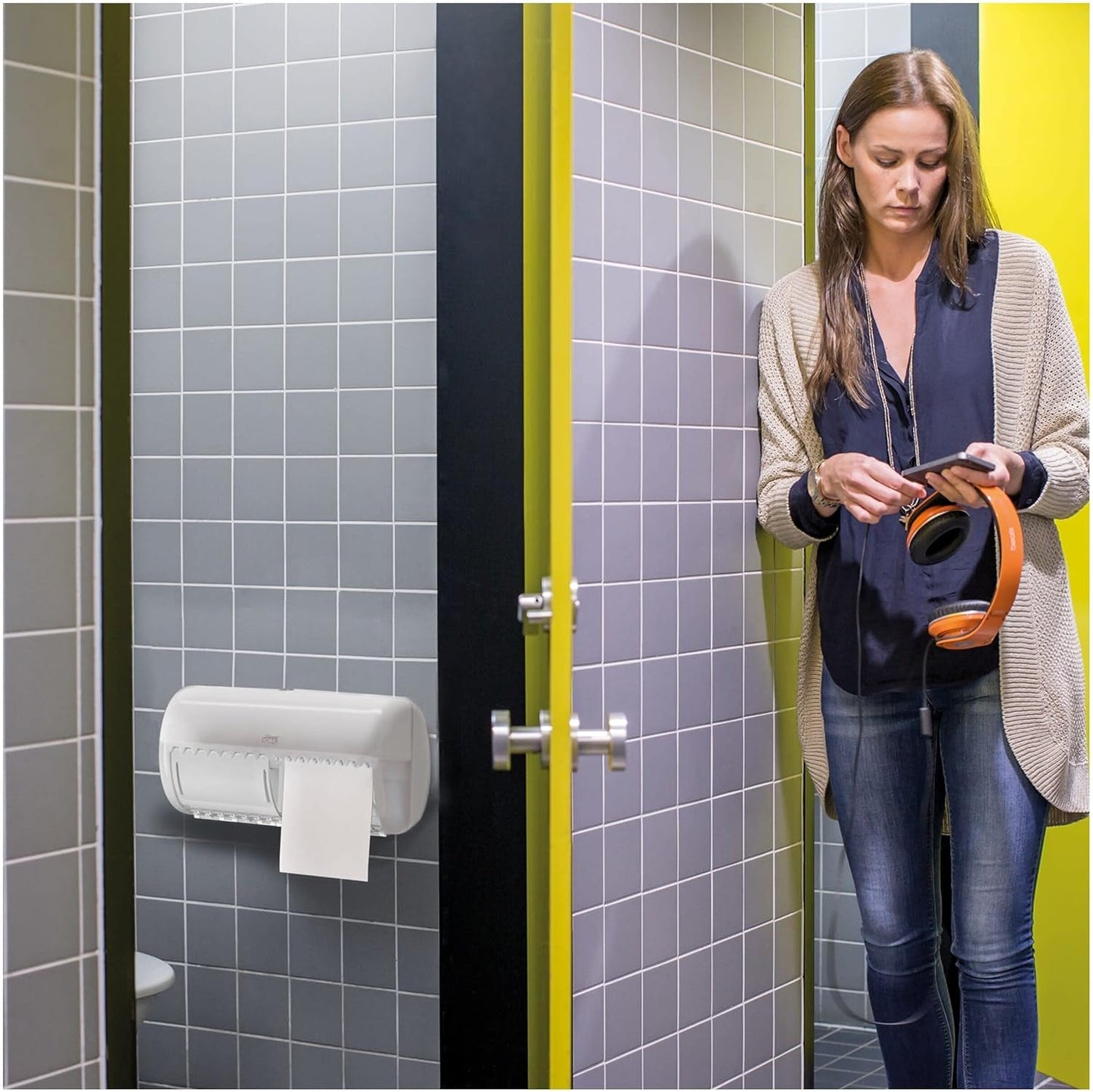 Toilettenpapier Tork Small Roll White T4, Advanced, 2-lagig, 48 × 200 Blatt, 472161