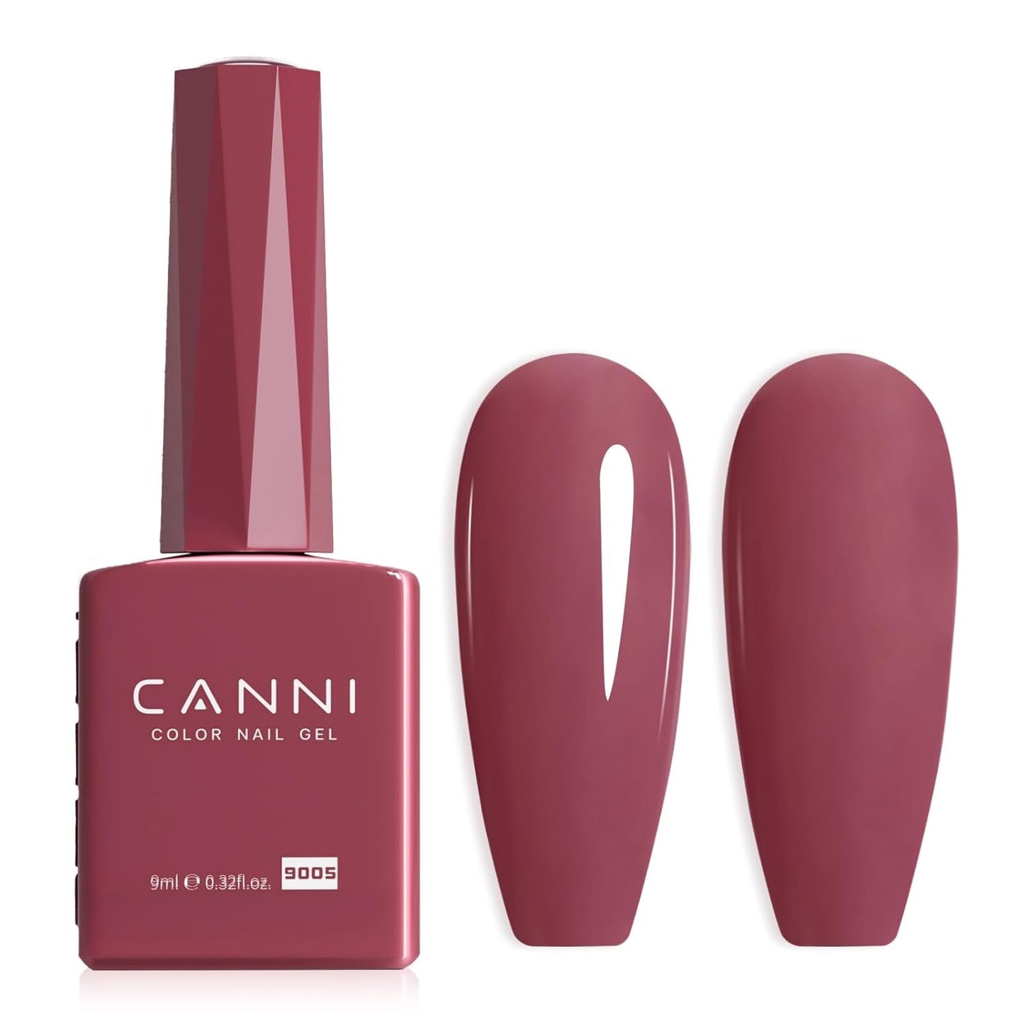 CANNI Gel-Nagellack, semipermanent, dunkelviolett, Nagellack, UV-Gel, Soak Off, Maniküre