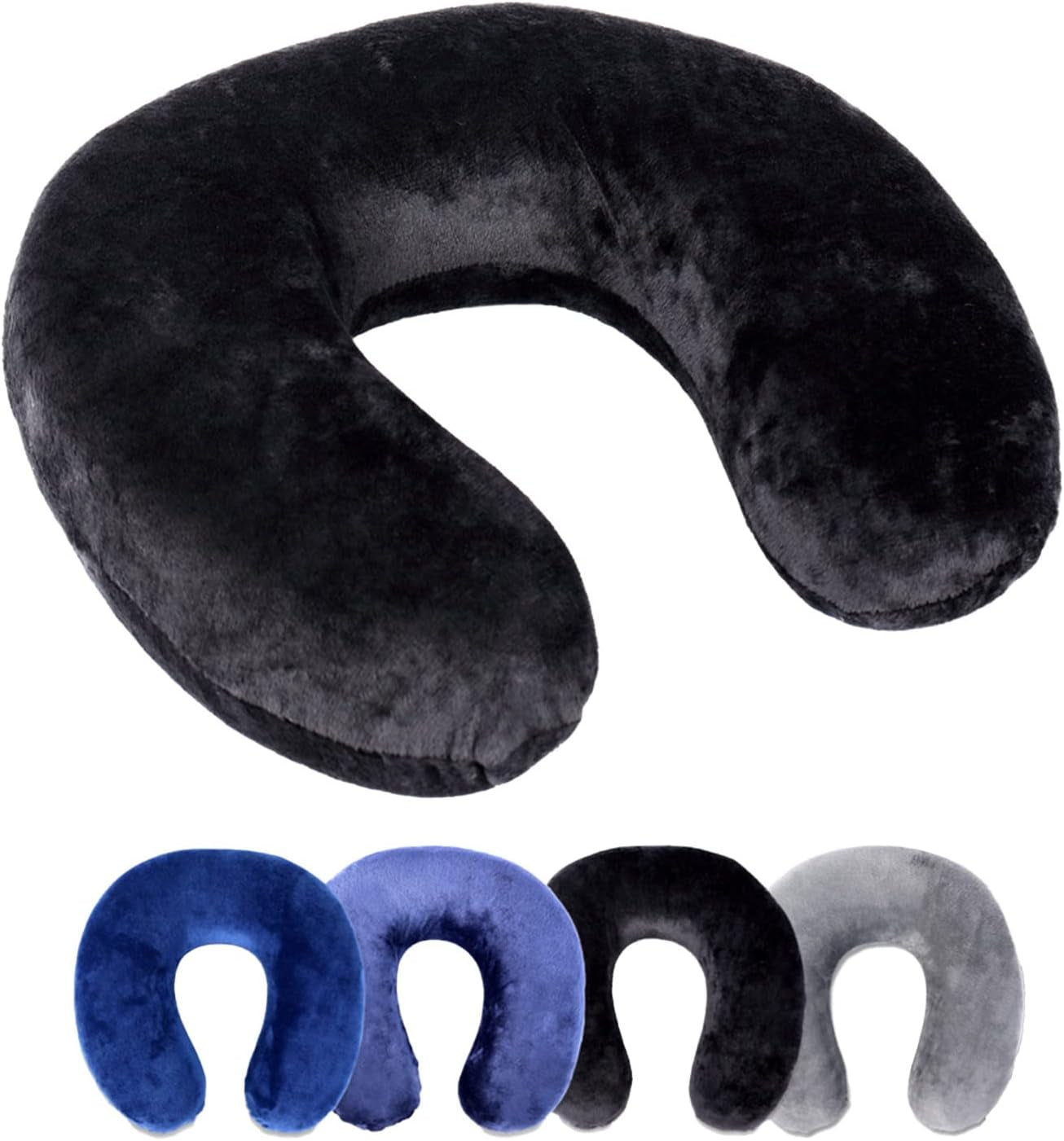 Rocco eK Nackenkissen, 4 Farben erhältlich, Reisekissen, Nackenstützkissen, orthopädisches Nackenstützkissen, Memory Foam
