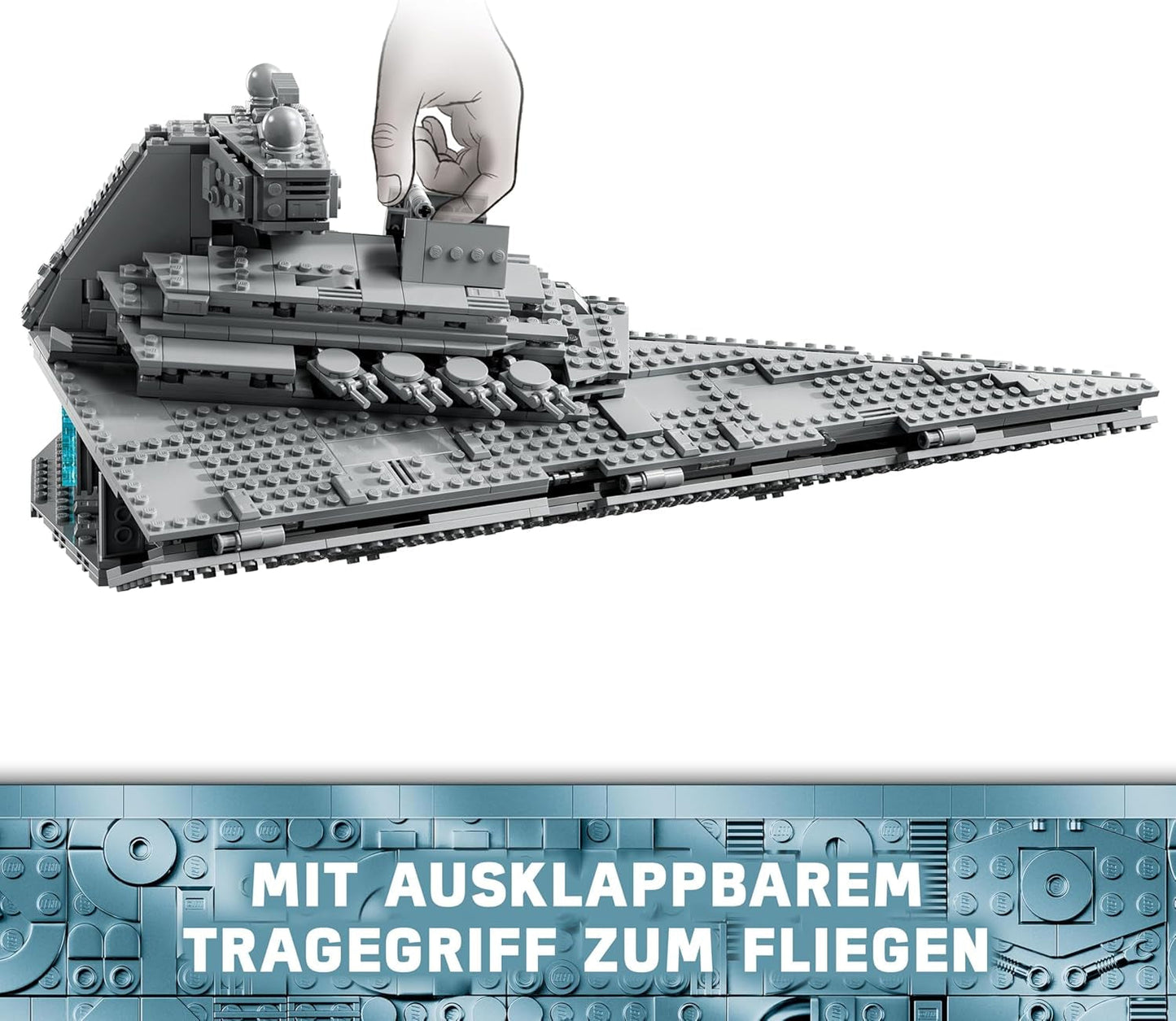 LEGO Star Wars Imperialer Sternenzerstörer, Raumschiff-Set, Bauspielzeug, Darth Vader und Cal Kestis Spielset, Geburtstagsgeschenk für Jungen, Mädchen und Fans 75394 Bausets Besuchen Sie den LEGO-Store