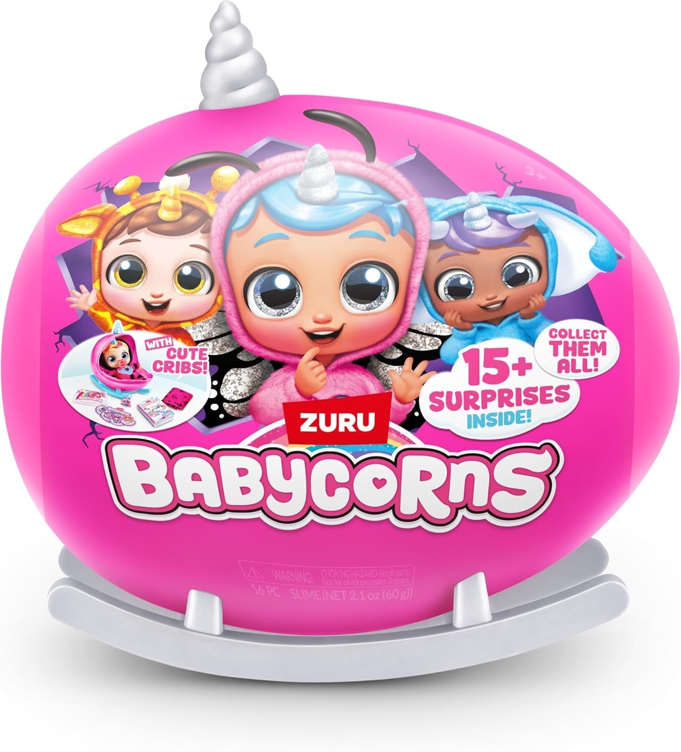 Babycorns Magic Dolls Serie 1 Small (Skylar) von ZURU, Überraschung, Auspacken, Babymädchen, Puppe
