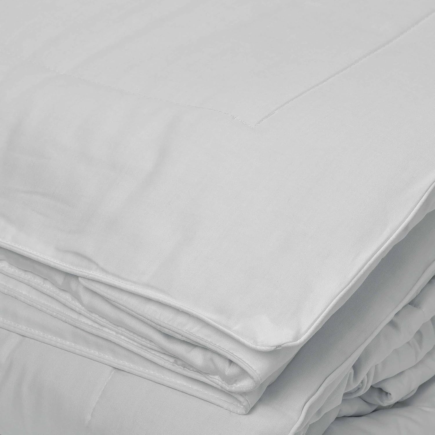 Toison D'Or Silkydor natürliche Steppdecke, 380 Satin-Baumwolle, 240 x 280 cm, weiß Steppdecken und Steppdecken Naty Shop