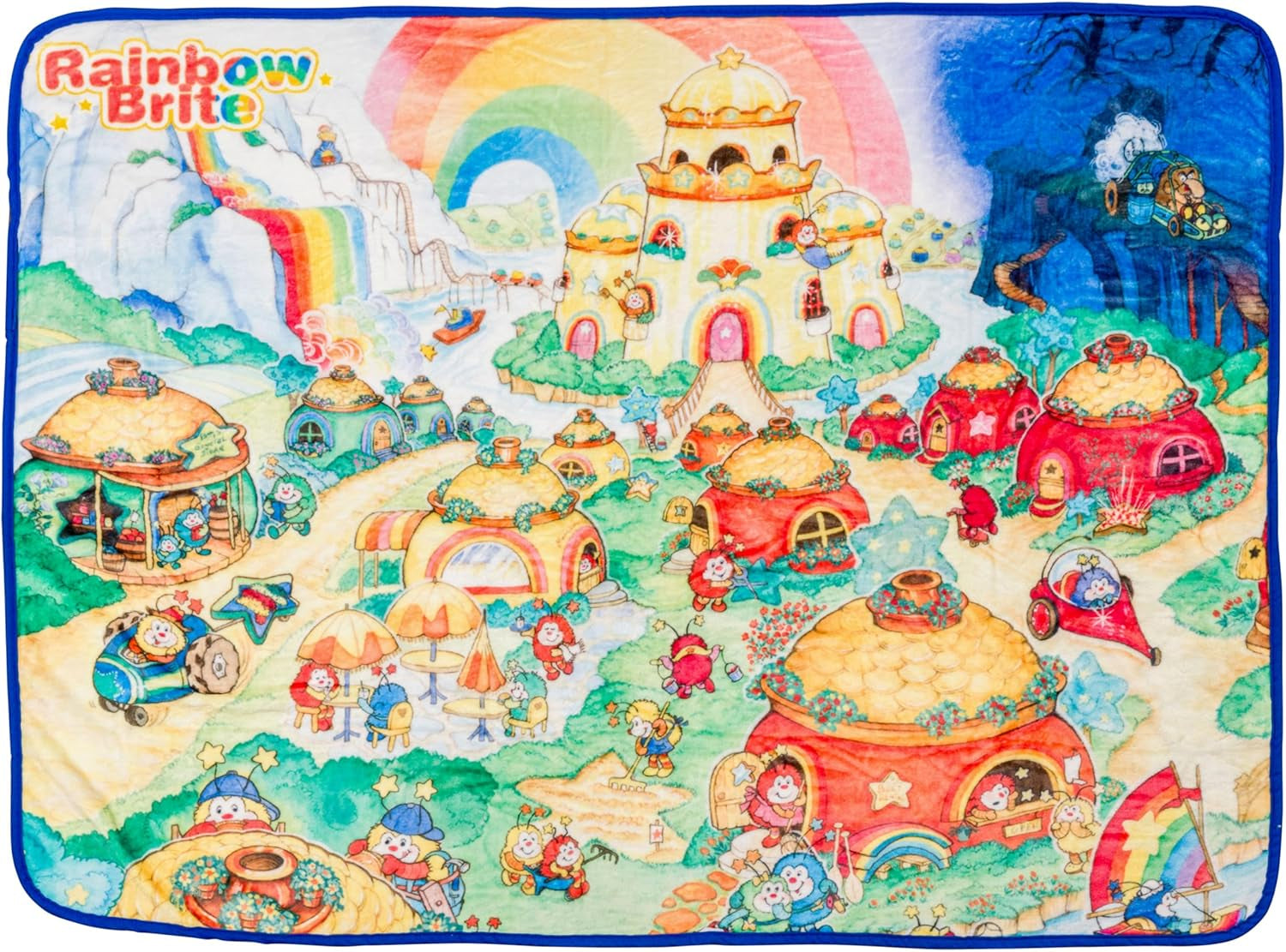 Silver Buffalo Garfield Hängedecke, Fleece, 114,3 x 152,4 cm. Betten und Decken Silver Buffalo Rainbow Brite Rainbowland