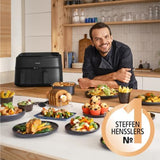 Philips Airfryer Dual Basket 3000-Serie, 9 l, 2 Körbe, 2 Gerichte gleichzeitig fertig, Rapidair-Technologie plus Heißluftgeräte Naty Shop