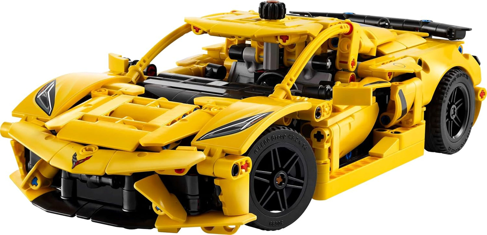 LEGO Technic Chevrolet Corvette Stingray – Bauspielzeug zum Sammeln – Spielzeugsportwagen – Automodell – Geschenk für 9-jährige Jungen und Mädchen, die Spielzeugautos lieben 42205 Bausätze Besuchen Sie den LEGO-Store