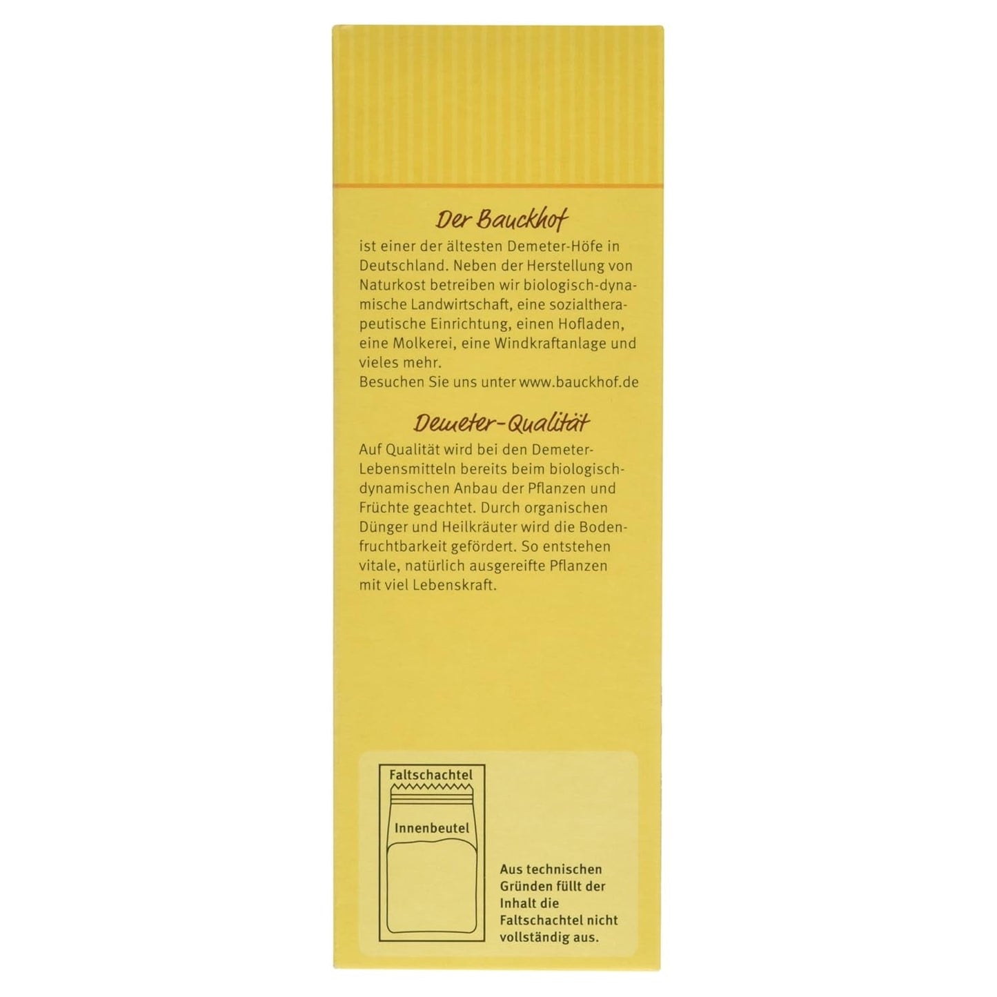 Demeter Bauck Hof Bio Dinkel Waffeln, 200 g Mischung zum Backen und Kochen Naty Shop