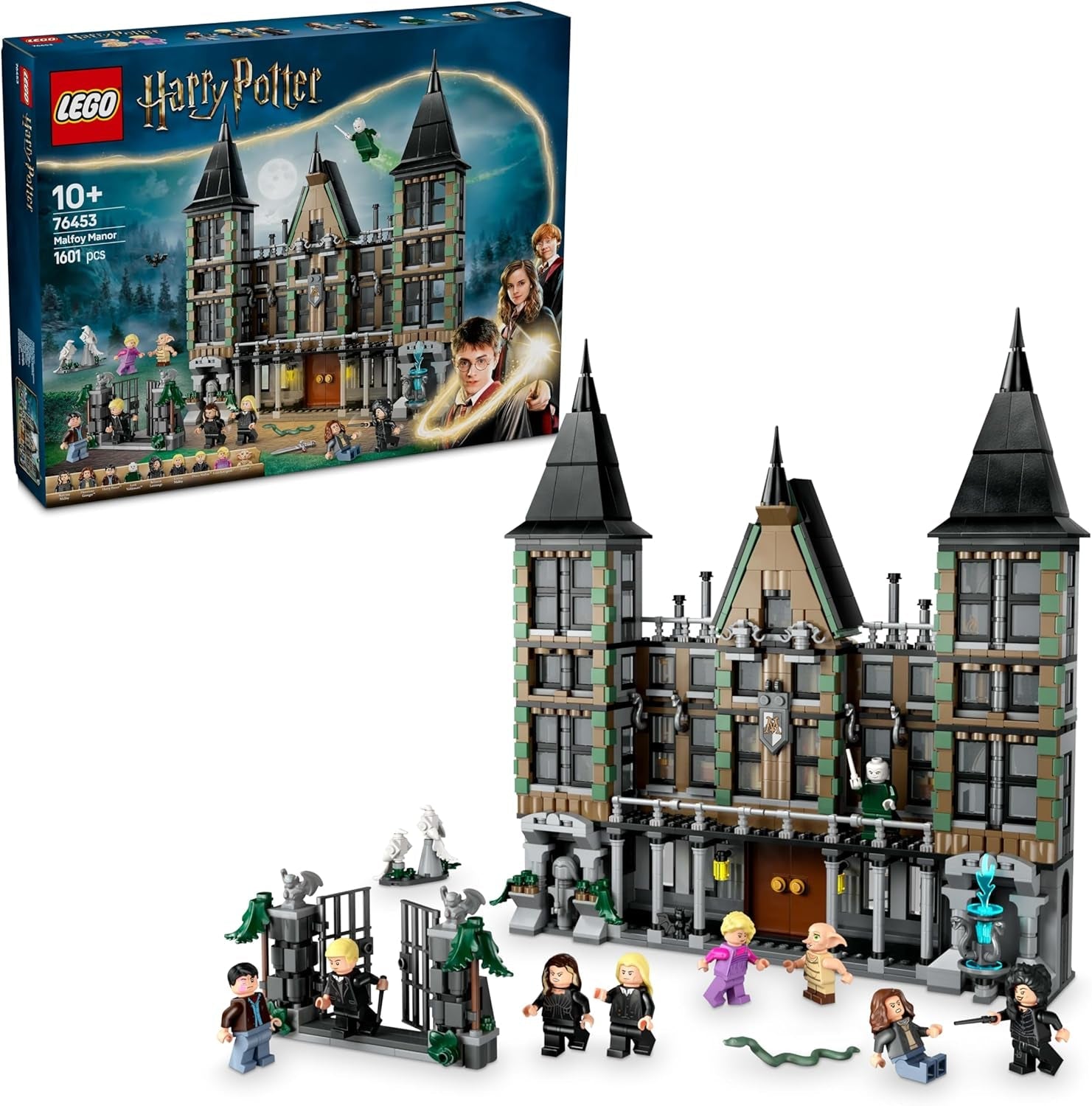 LEGO Harry Potter Malfoy Family Country Estate, fantastisches Spielzeug zum Sammeln und Ausstellen, Geschenk für Jungen, Mädchen und Fans der Zaubererwelt, Geschenkidee mit 9 Minifiguren 76453 Bausätze Besuche den LEGO-Store Standardtitel