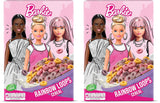Barbie Rainbow Loops Müsli, bunte Ringe aus Weizen, Hafer und Mais mit Fruchtgeschmack für das perfekte Frühstück, 1 Packung (1 x 350g)